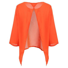 Load image into Gallery viewer, Sexy Long Sleeve Open Back Blouse - SexyBling