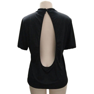 Sexy Open Back Summer Blouse - SexyBling