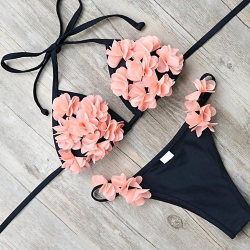 Sexy Petal Bikini With Ultra Low Waist - SexyBling