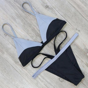 Sexy Push Up Bikini With Strappy Cheeky Bottom - SexyBling