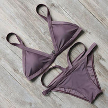 Load image into Gallery viewer, Sexy Push Up Bikini With Strappy Cheeky Bottom - SexyBling