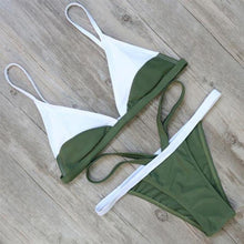 Load image into Gallery viewer, Sexy Push Up Bikini With Strappy Cheeky Bottom - SexyBling