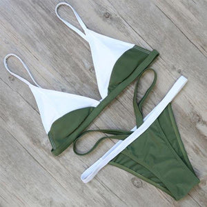 Sexy Push Up Bikini With Strappy Cheeky Bottom - SexyBling