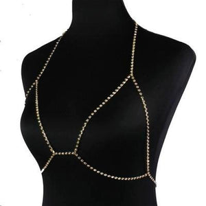 Sexy Rhinestone Body Chain Covery Thigh - SexyBling
