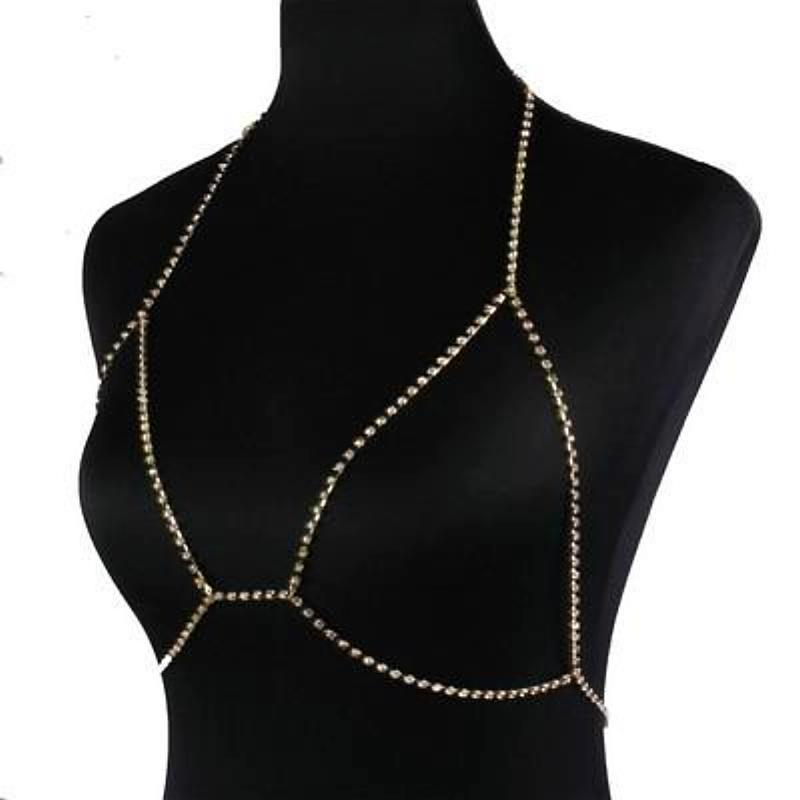 Sexy Rhinestone Body Chain Covery Thigh - SexyBling