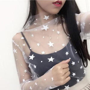 Sexy See Through Lace Undershirt - SexyBling