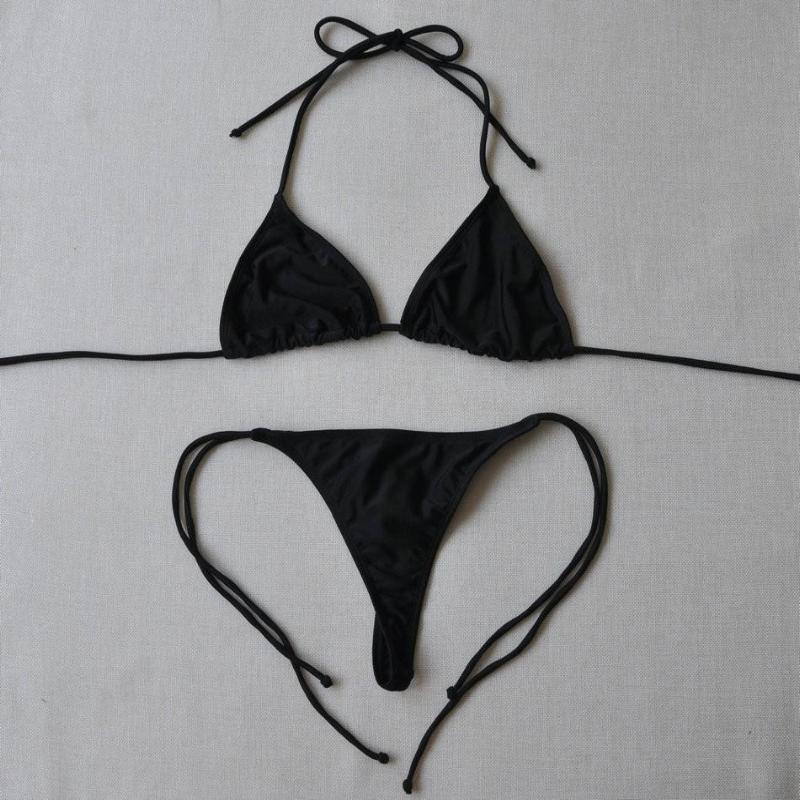 Sexy Side Tie Bikini With Cheeky Botttoms - SexyBling