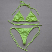 Load image into Gallery viewer, Sexy Side Tie Bikini With Cheeky Botttoms - SexyBling