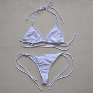 Sexy Side Tie Bikini With Cheeky Botttoms - SexyBling