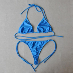 Sexy Side Tie Bikini With Cheeky Botttoms - SexyBling