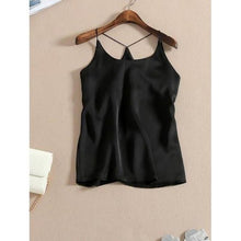Load image into Gallery viewer, Sexy Sleeveless Silk Party Blouse - SexyBling