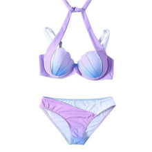 Load image into Gallery viewer, Shell Cups Mermaid Bikini Set - SexyBling
