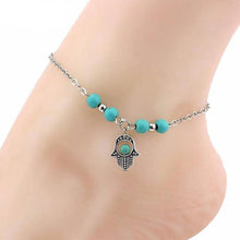 Load image into Gallery viewer, Cross Tortoise Silver Anklets For Women - SexyBling