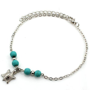 Cross Tortoise Silver Anklets For Women - SexyBling