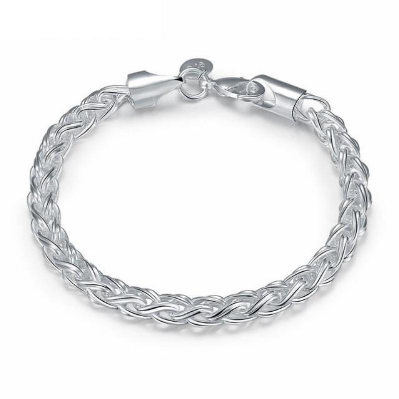 Silver Rope Chain Bracelet - SexyBling