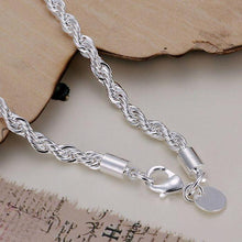 Load image into Gallery viewer, Silver Rope Chain Bracelet - SexyBling