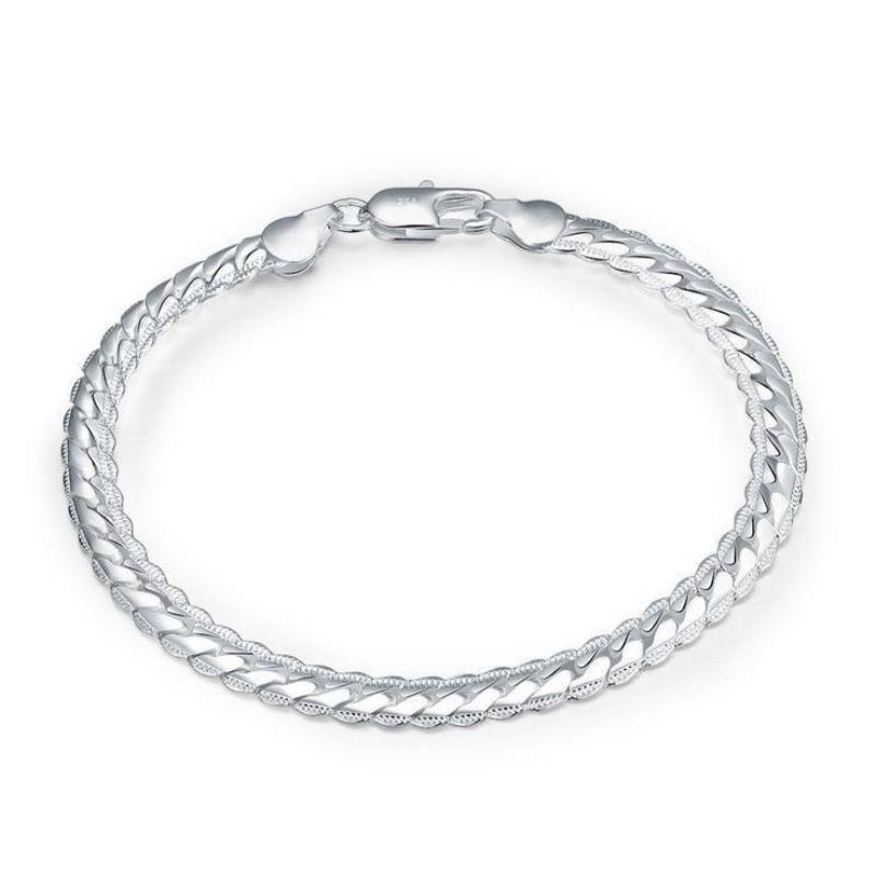 Silver Snake Chain Bracelet For Women - SexyBling