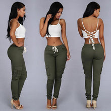 Load image into Gallery viewer, Skinny Fit Women Combat Trouser - SexyBling