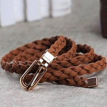 Load image into Gallery viewer, Slim Twisted Belt For Women - SexyBling