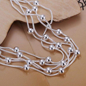Snake Chain Bracelet With Beads - SexyBling