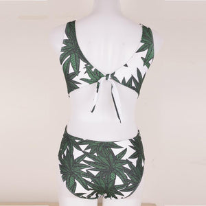 Strappy Bikini High Waist Swimwear for Women - SexyBling