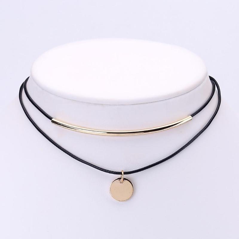 Stylish Boho Gold Coin Choker Necklace - SexyBling