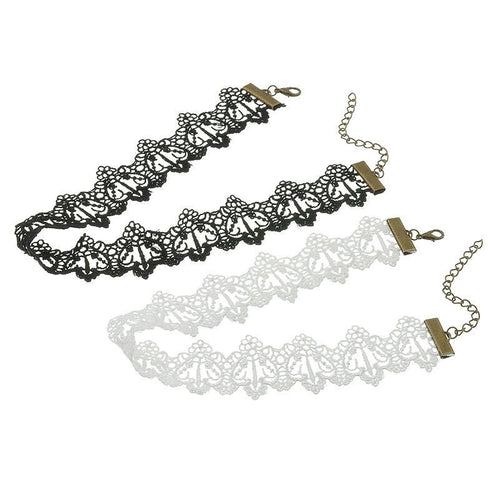 Stylish High Quality Lace Choker Necklace - SexyBling