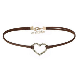 Stylish High Quality Leather Choker Necklaces - SexyBling