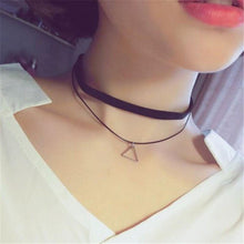 Load image into Gallery viewer, Stylish Multilayered Triangle Choker Necklace - SexyBling