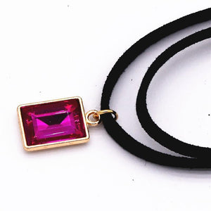 Stylish Rhinestone Pendants Chokers Necklace - SexyBling