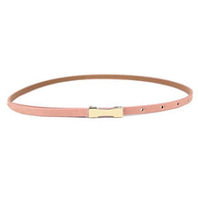 Load image into Gallery viewer, Thin Leather Belt With Metal Buckle - SexyBling