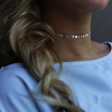 Load image into Gallery viewer, Thin Sequin Choker Necklace - SexyBling