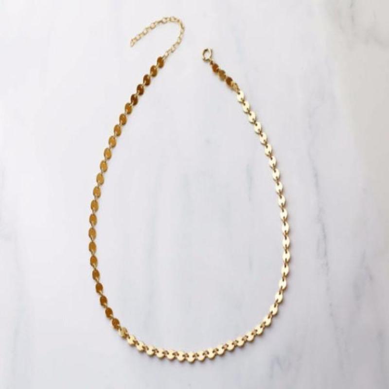Thin Sequin Choker Necklace - SexyBling