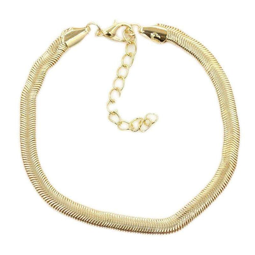 Thin Snake Chain Anklet For Women - SexyBling