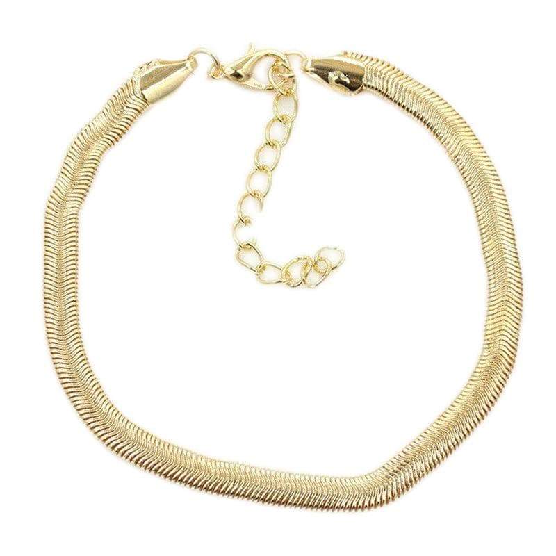 Thin Snake Chain Anklet For Women - SexyBling
