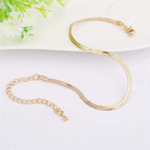 Thin Snake Chain Anklet For Women - SexyBling