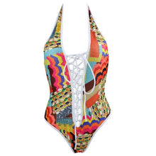 Load image into Gallery viewer, Tropical Bandage Mesh Bikini - SexyBling