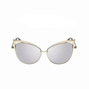 Twin Beam Cat Eye Sunglasses - SexyBling