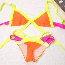 Load image into Gallery viewer, Ultra Low Rise Patchwork Bikini - SexyBling