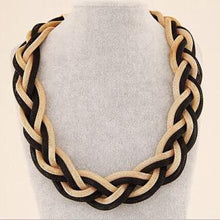 Load image into Gallery viewer, Unique Twisted Metal Choker Necklace - SexyBling
