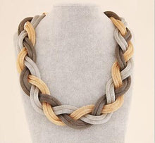 Load image into Gallery viewer, Unique Twisted Metal Choker Necklace - SexyBling