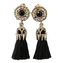 Load image into Gallery viewer, Flower Ancient Tassel Drop Earrings - SexyBling