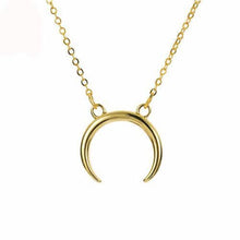 Load image into Gallery viewer, Upside Down Crescent Moon Necklace - SexyBling