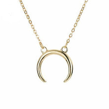 Load image into Gallery viewer, Upside Down Crescent Moon Necklace - SexyBling
