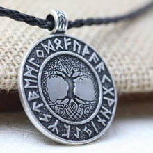 Load image into Gallery viewer, Viking Rune Necklace with Rope - SexyBling