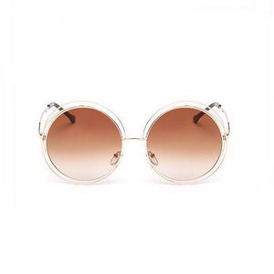 Vintage Big Round Sun Glasses - SexyBling