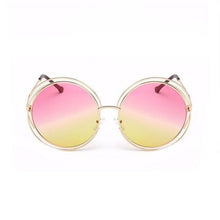 Load image into Gallery viewer, Vintage Big Round Sun Glasses - SexyBling