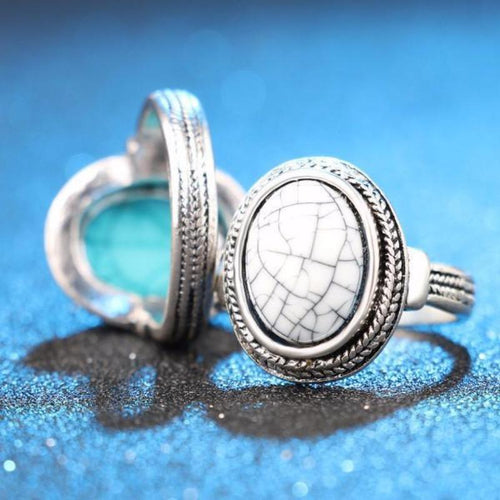 Vintage Look BohoStone Rings - SexyBling