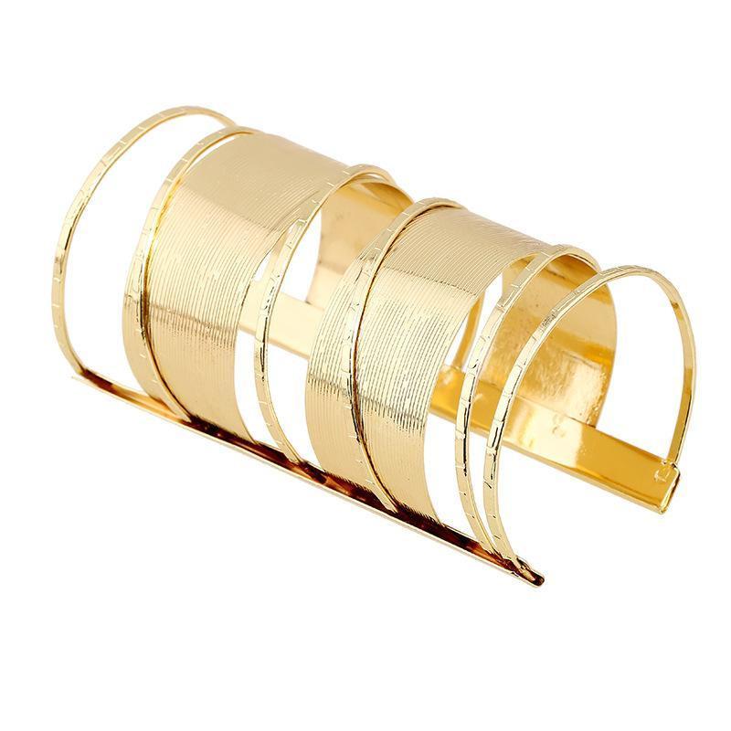 Vintage Style Gold Arm Cuff - SexyBling