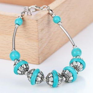 Vintage Turquoise Charm Bracelet - SexyBling